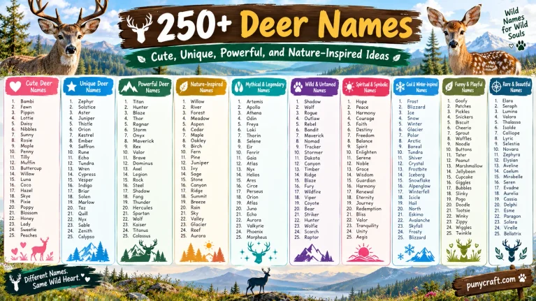 Deer Names