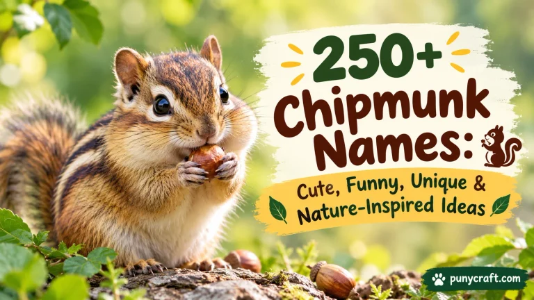 Chipmunk Names