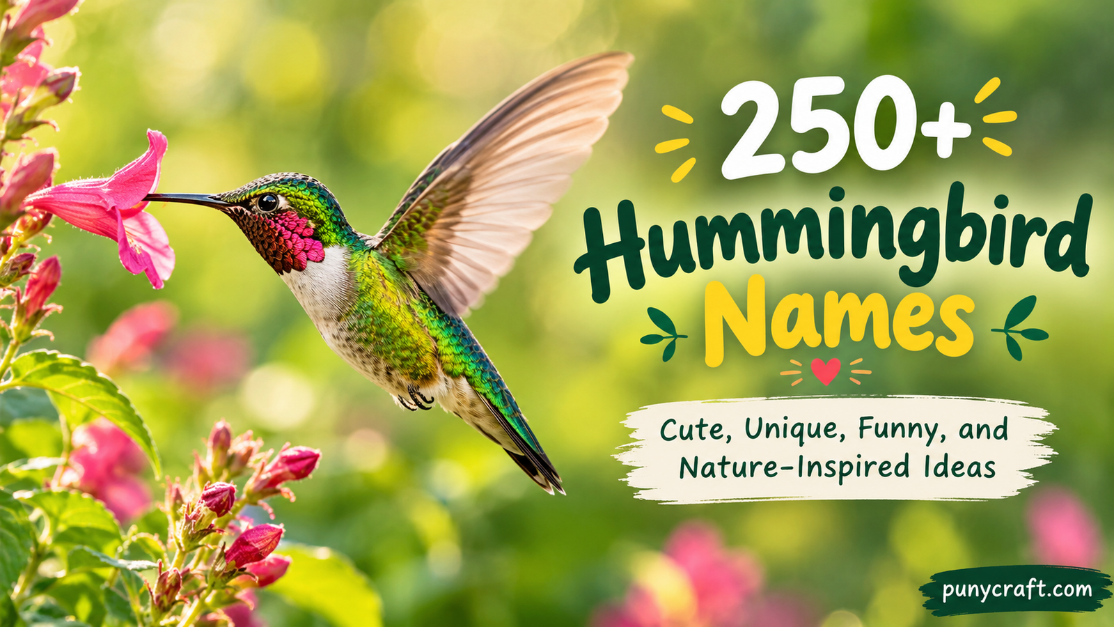 Hummingbird Names