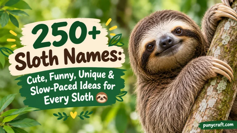 Sloth Names